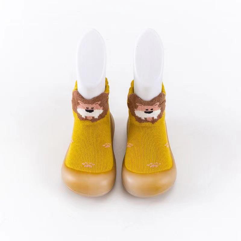 Non-Slip Infant Floor Socks | Cold-Insulating Soft Soles | Thickened Baby Walking Shoes | Lightweight High-Top for Spring & Autumn