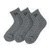 [New Era] Ankle Socks, 3 Pairs, Charcoal Gray, 23-25cm