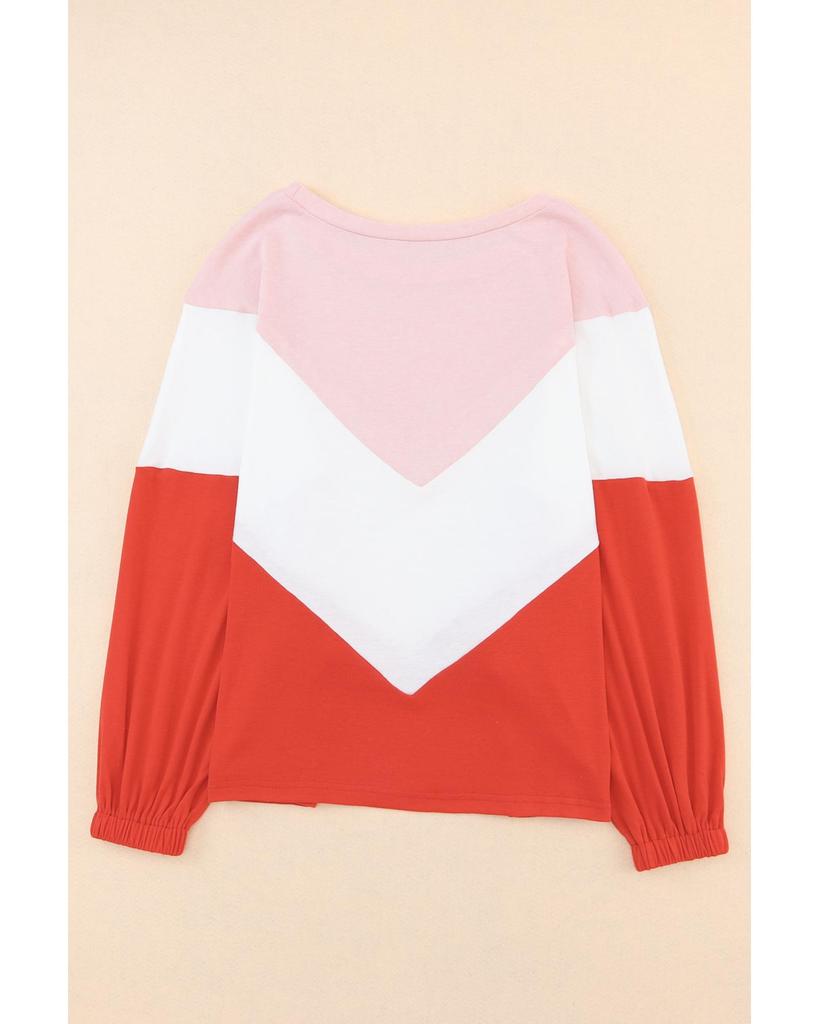 Azura Exchange Chevron Knit Top