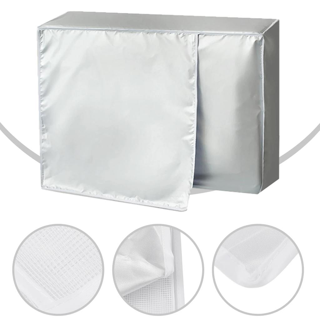 Air Accessories Air Condition Cover Dust Cover Silver Sunscreen Air Conditioner Outer Covers Air Conditioner Protect