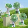 Portable Cartoon Panda Fan Cute Panda Air Conditioner Fan Simple Mini Electronic Fan  Summer