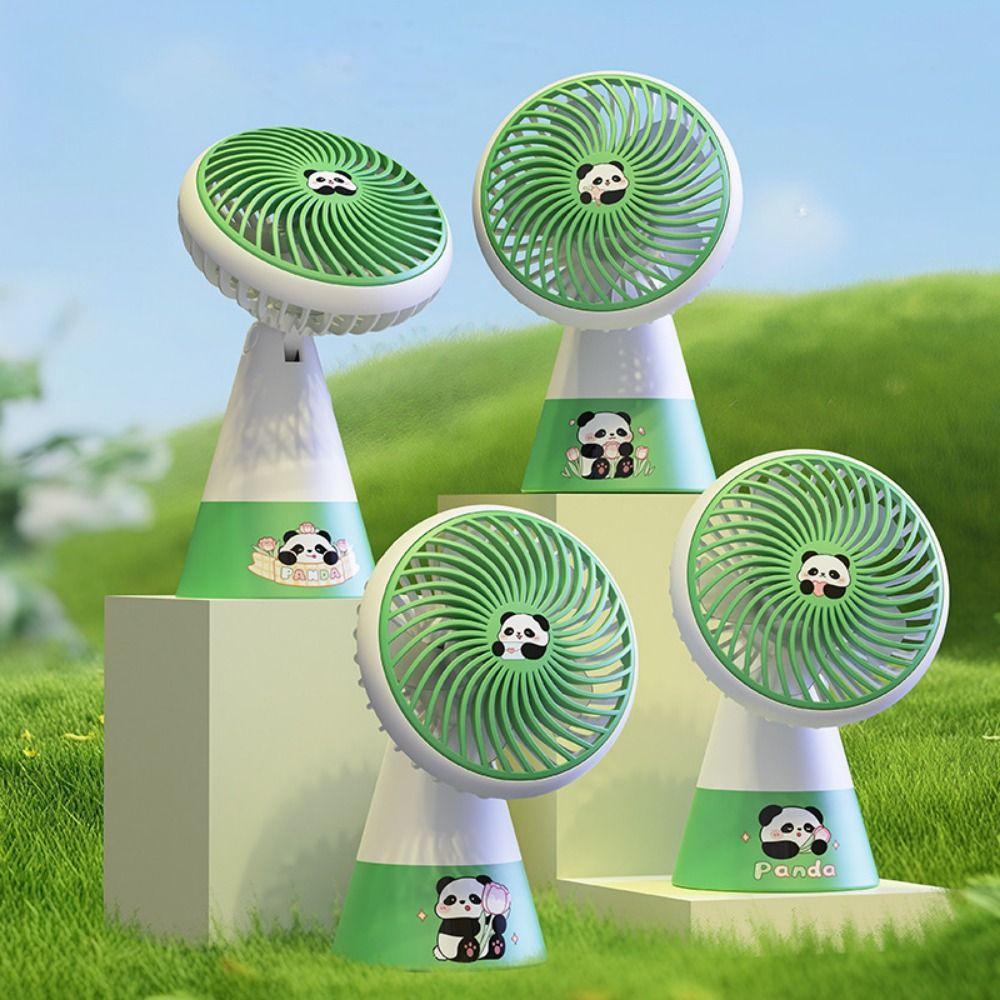 Creative Cartoon Panda Fan Portable Air Conditioner Fan Mini Electronic Fan  Outdoor