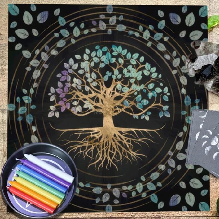 Metaphysical Game Mat Pendulum Divinations Altar Tablecloth Board Game Card Pad