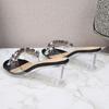 2021 New Women  Summer 6CM Clear Crystal Wedge Heels Sandals Show Party Fashion Sandals Transparent Sexy Sandals LFD
