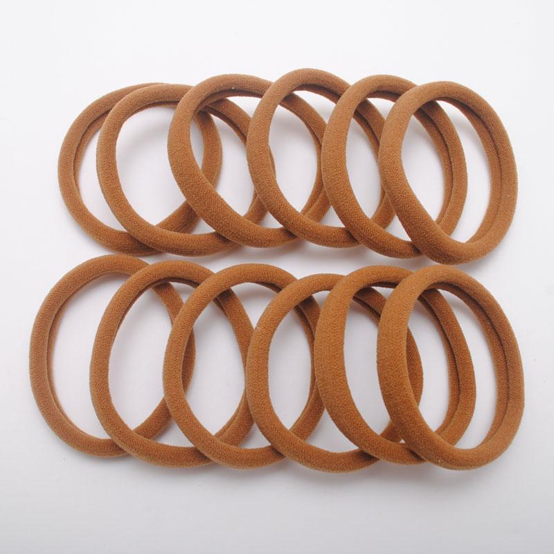12Pieces Women Elastic Hair Bands Seamless Tie Big Hair Scrunchies Heavy Hair Gum Hair Accessories Birthday Gift Hair Holder