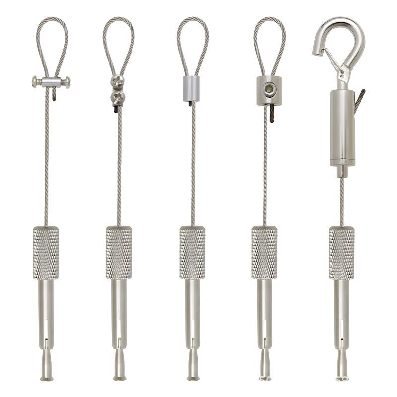 Adjustable Double-Lock Hanging Hook for Steel Wire Rope & Expansion Bolt