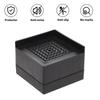 4 Pcs Black Rubber Furniture Floor Mat Bed Riser Anti Slip Feet Heavy Duty Sofa Couch Heightening Frame Lifts Table Leg