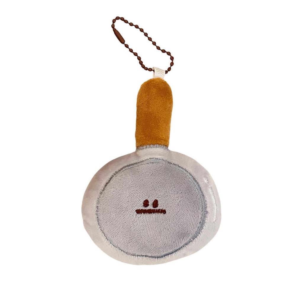 Creative Plush Bread Doll Keychain: Versatile Girlish Ornament for Backpack