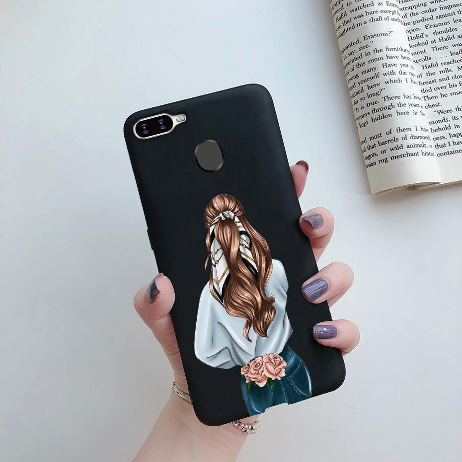 Case For OPPO A5S Back Cover Soft Candy Silicone Pretty Girls Phone Case For OPPO A5S AX5S A7 2018 AX7 A7N A12 Cover Coque Funda