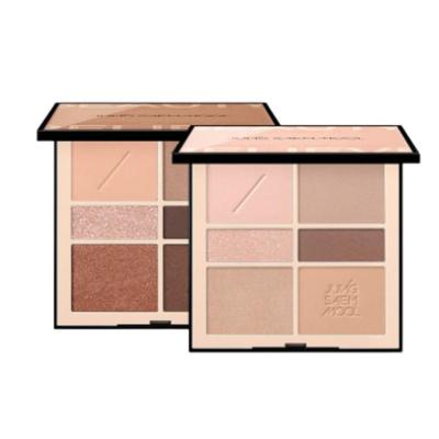JUNGSAEMMOOL Paleta de Sombras para Olhos Artist Nude 15g – Tons Nude Profissionais, Sombra de Olhos 8 Cores Multi-Textura, Tons Neutros Skin-Fit