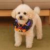 Pet Dress Up Adjustable Halloween Cat Collar Soft with Bell Dog Pumpkin Bow Collar Lace Cat Cosplay Bow Tie for Cats and Dogs
