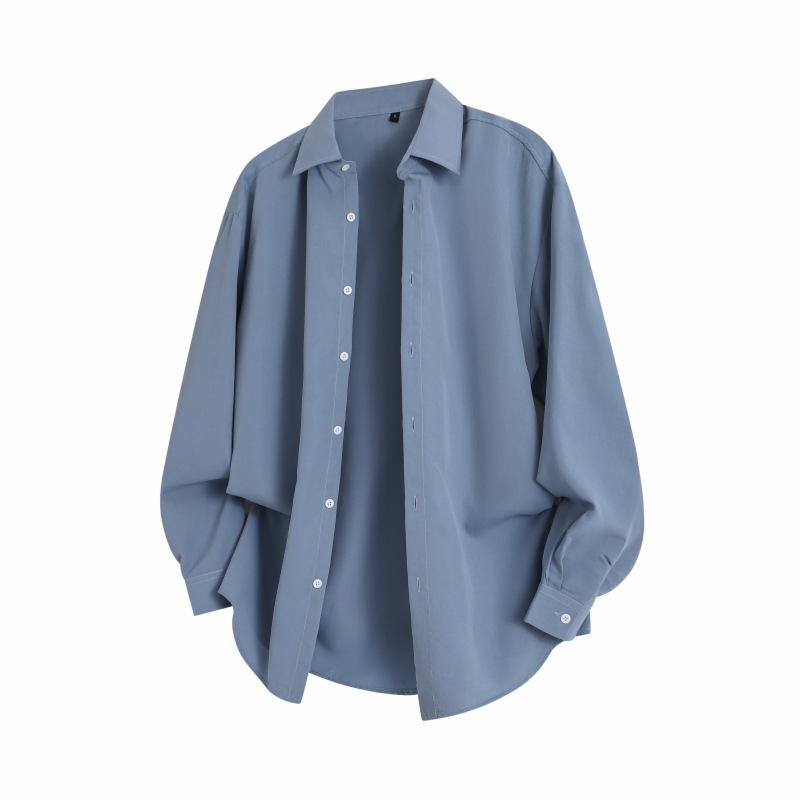 Autumn Solid Color Shirt for Men