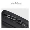 POLO Shoulder Bag for Men, Casual Crossbody Bag, Messenger Bag, Commuter Bag, Vertical Lightweight Phone Pouch, Black