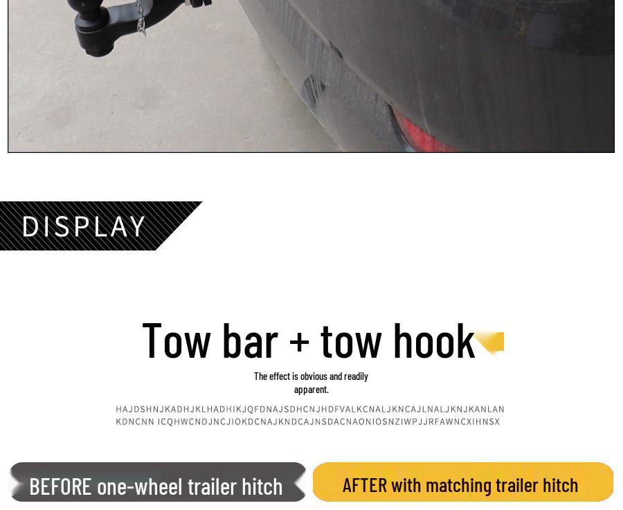 Ideal L9 Trailer Hitch Upgrade: Special Reinforced Version for L7/L8 Hitch & Rogue Tow Bar