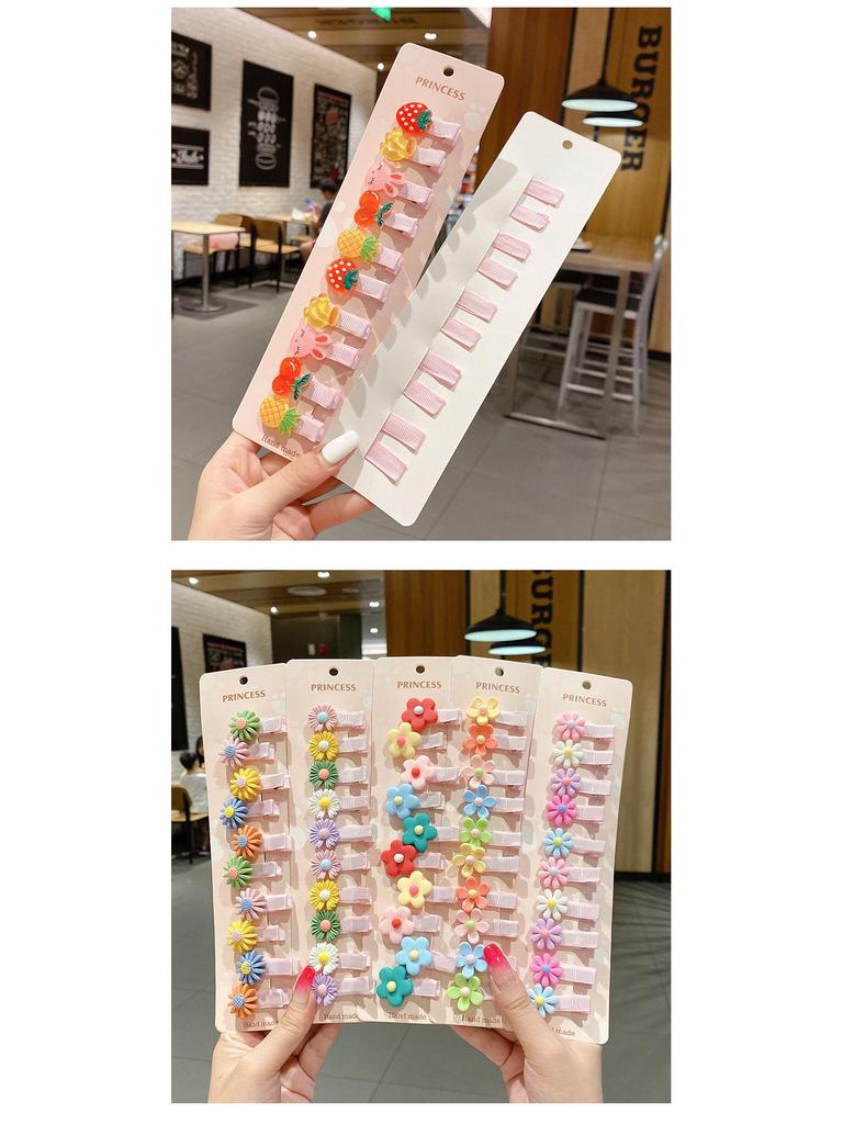 Barrette bec de canard dessin animé pour enfants - Été 2021 Épingle à cheveux en résine plastique pour filles