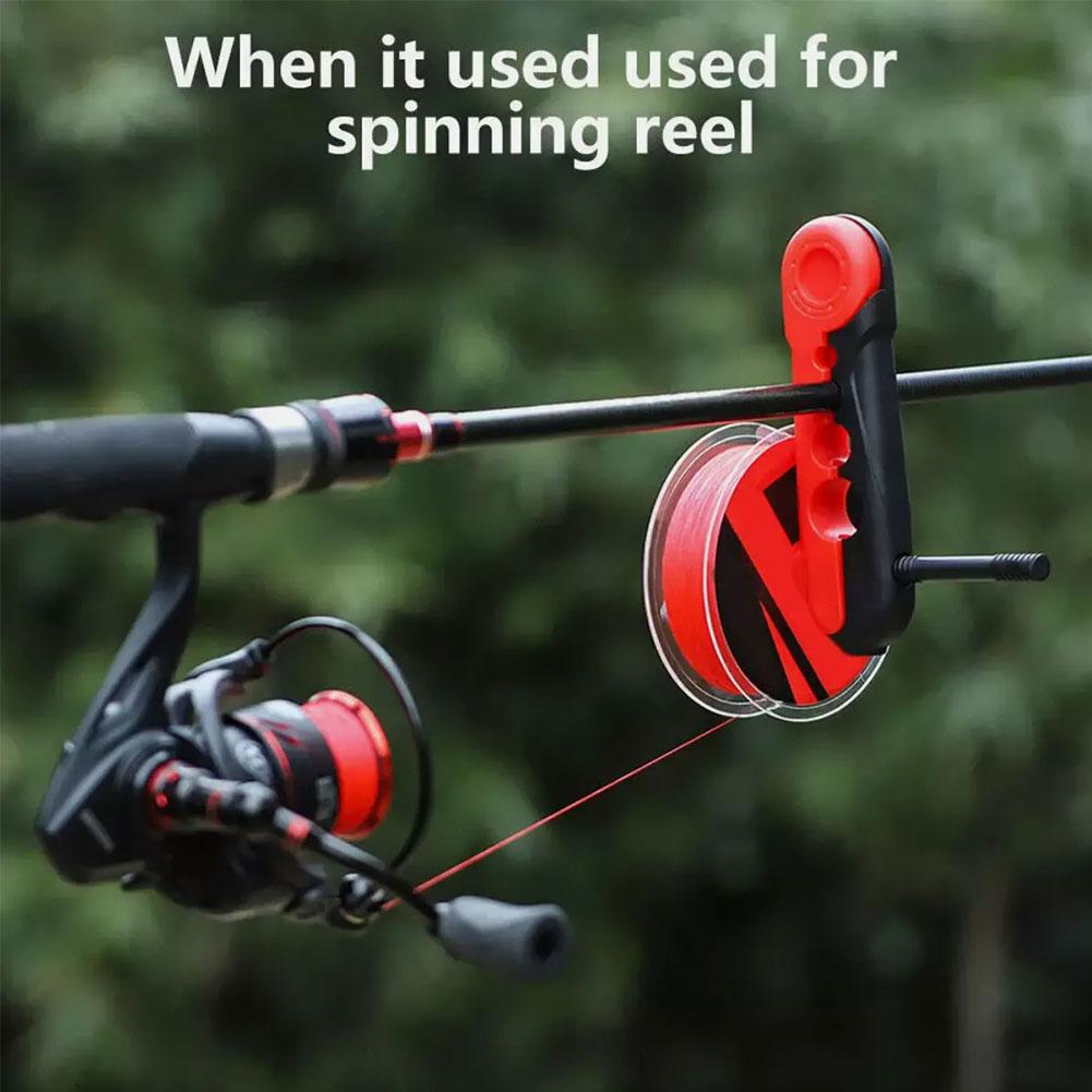 Fishing Rod Line Winder Convenient Line Clamp Fishing Line For Various Coil Sizes Line Winder Spinning Baitcasting Tools