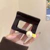 1pc Square Pearl Gold Tag Grab Clip, Women's High-end Shark Clip, New Hair Clip, Dished Hair Accessory