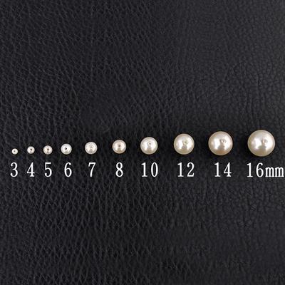 Imitation Pearl Delicate Jewelry Classic 3-14mm 5-600Pcs Jewelry Accessories Necklace Bracelet DIY For Loose Beads Pendant