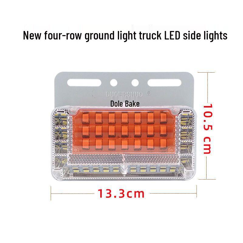 Super Bright 24V LED Truck Marker & Side Waist Lights