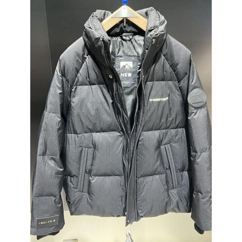 Export Tail Goods Trendy Stand-up Collar down Jacket Men's Winter New Arrival Fashion All-Matching Thickened Heattech White Duck down Coat Men