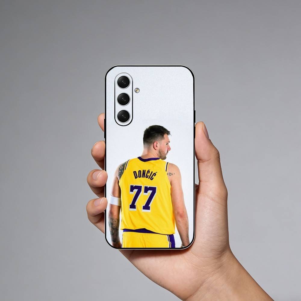 Basketball L-Luka D-Doncic 77 Phone Case For Samsung Galaxy A73,21,22,32,71,53,52,51,80,5G Soft Black Cover
