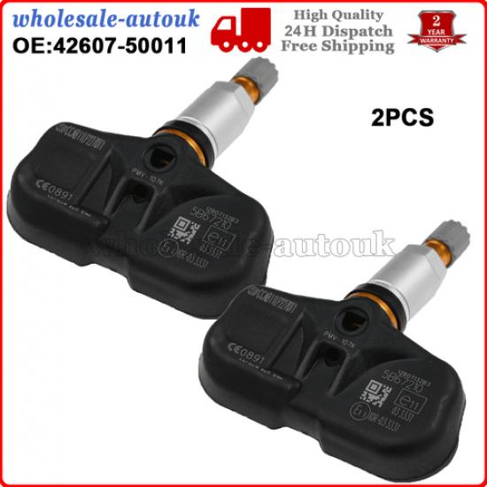 2x TPMS PMV-107K 42607-50010 42607-50011 Tyre Pressure Sensor TPMS for Lexus GS