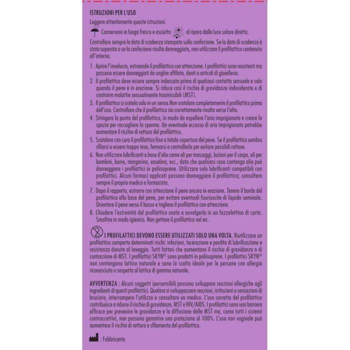 Skyn Original Lot de 40 préservatifs sans latex - 200101