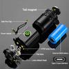 LED Mini Flashlight Powerful Type-C Rechargeable 18350 Battery Torch  2000LM Lamp with Tail Magnet Tactical Camping Lantern