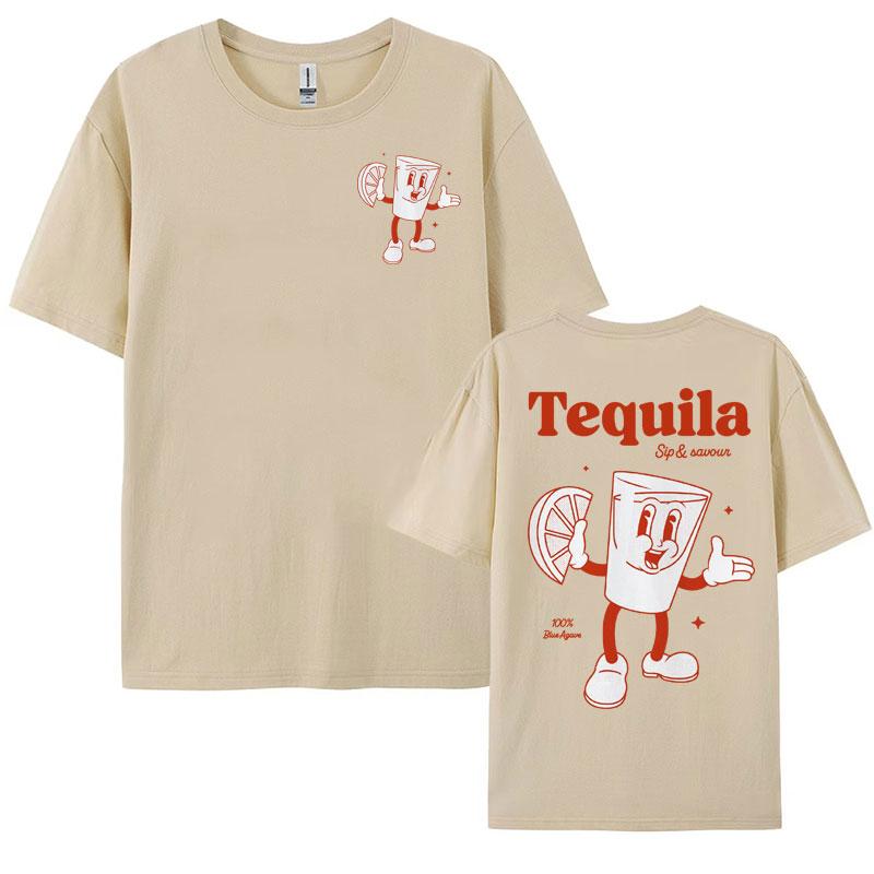 Negroni Cocktail Drink Funny Meme Graphic Tee Shirt Men Womens Harajuku Cartoon Aesthetic Tshirt Oversized 100 Cotton T Shirt