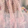PVC Sequin Mesh Fabric Polyester Stage Performance Fabric DIY Baund Material  Stage Performance