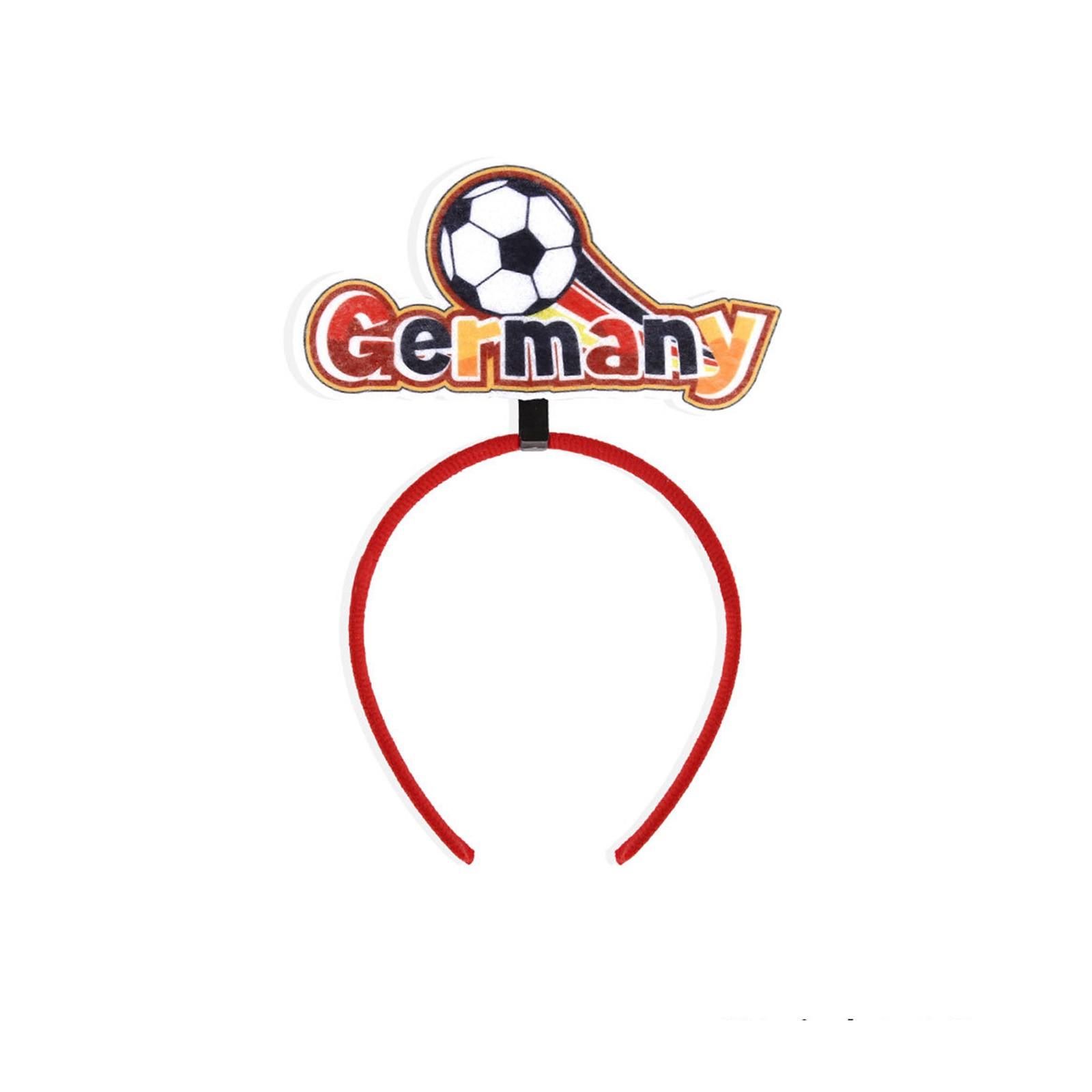 

Повязка на голову футбольного болельщика Кубка Европы, повязка на голову футбольного болельщика для украшения вечеринки One Size