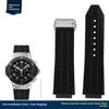 Ανδρικό Λουράκι Ρολογιού από Σιλικόνη Για Hublot Ανθεκτικό στον Ιδρώτα Λουράκι Ρολογιού Yubo Big Bang Classic Καουτσούκ 26x19mm 24x17mm Μπλε καφέ Αξεσουάρ