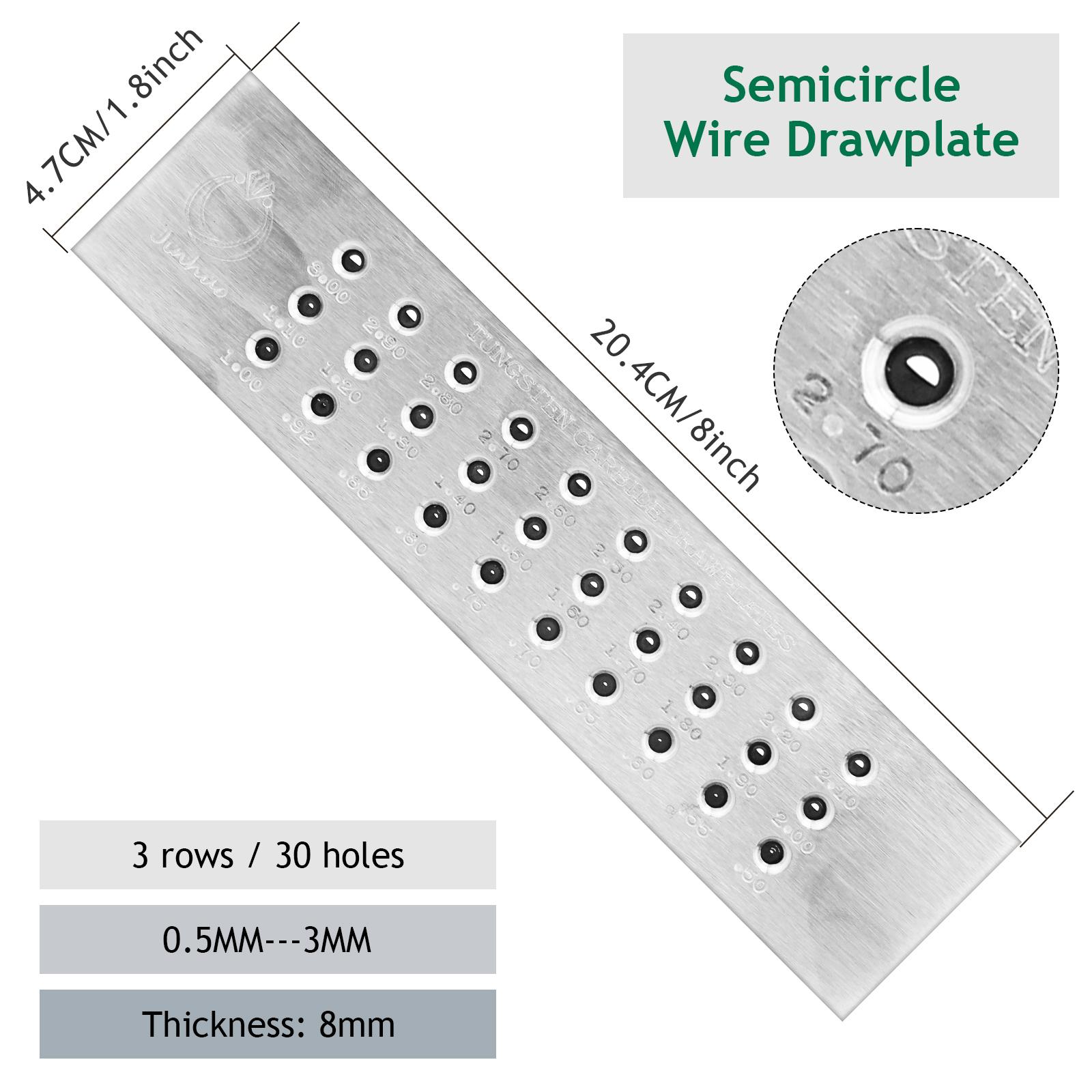 

Проволока из карбида вольфрама, квадратная/полукруглая форма, 0,26-9,0 мм, 20/50 отверстий, пластина из нержавеющей стали для изготовления ювелирных изделий