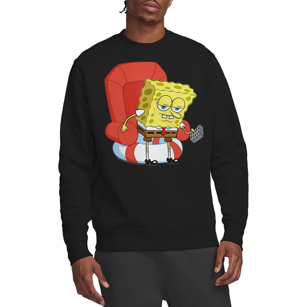 SpongeBob SquarePants Unisex Adult Head Out Meme Sweatshirt