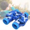 Toy Military Telescope Compass Set Plastic Binoculars Outdoor Toys for Children(Blue )