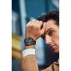 SAPPHERO Men's Analog Wristwatch 7 ATM Water Resistant Luminous Stainless Steel Mineral Glass Business Outdoor Date Chronograph Black Band Black Dial