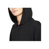 Nike Solid Color Short Hoodie Women tops Black DM7034-010