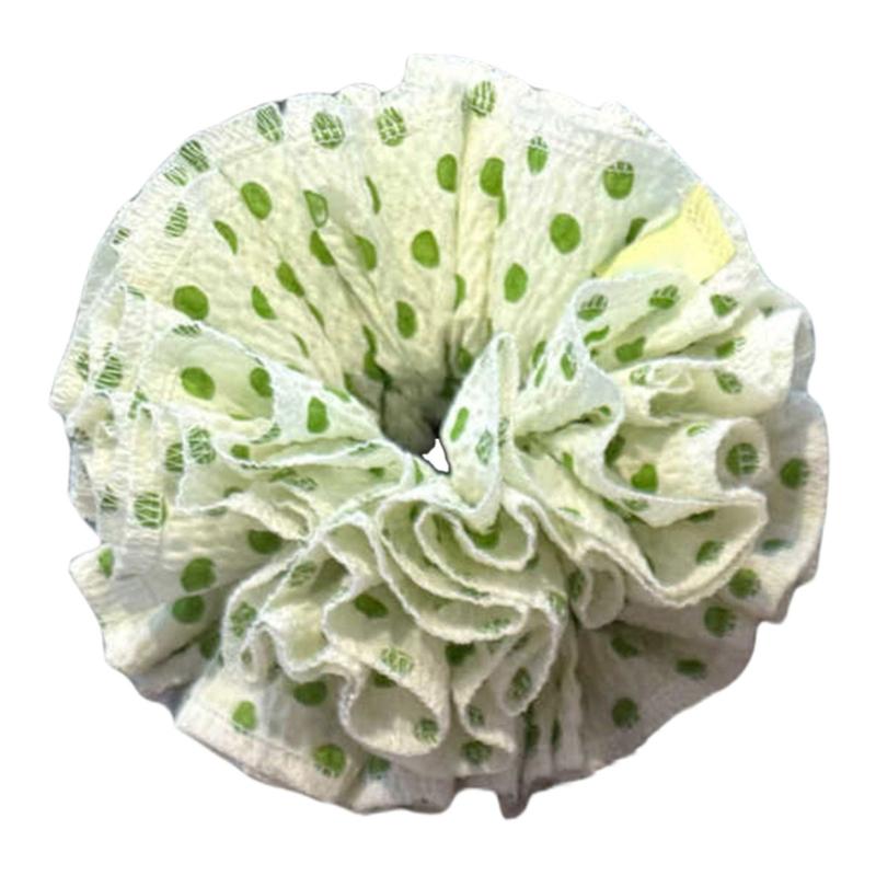 Large Intestine Hair Rings Scrunchies Big Flower Hair Rope Lovely Hair Bands for Daily and Party Use