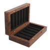 Fly Hook Fishing Box Black Walnut Wood Fishing Bait Case Tackle Box for Fishing Gear Organization