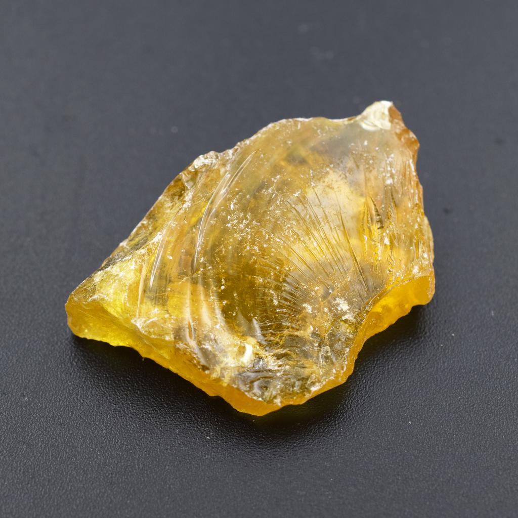 Natural Orange Amber Loose Gemstone 28.20 Ct Uncut Raw Rough for Lapidary and Gem Collections