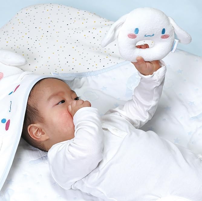 Skater Rattle Hand BGR1 Toy, Washable, Baby, Sanrio, Cinnamoroll,