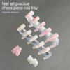 NEW 5pcs Magnetic Nail Stand Nail Display Tips Nail Polish Holder Stand Sample Nails Display Tools MJZSJ03