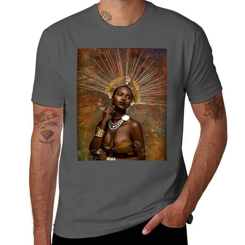 African Queen Tshirt Daily Casual Short Sleeve Tee Shirt Tshirt