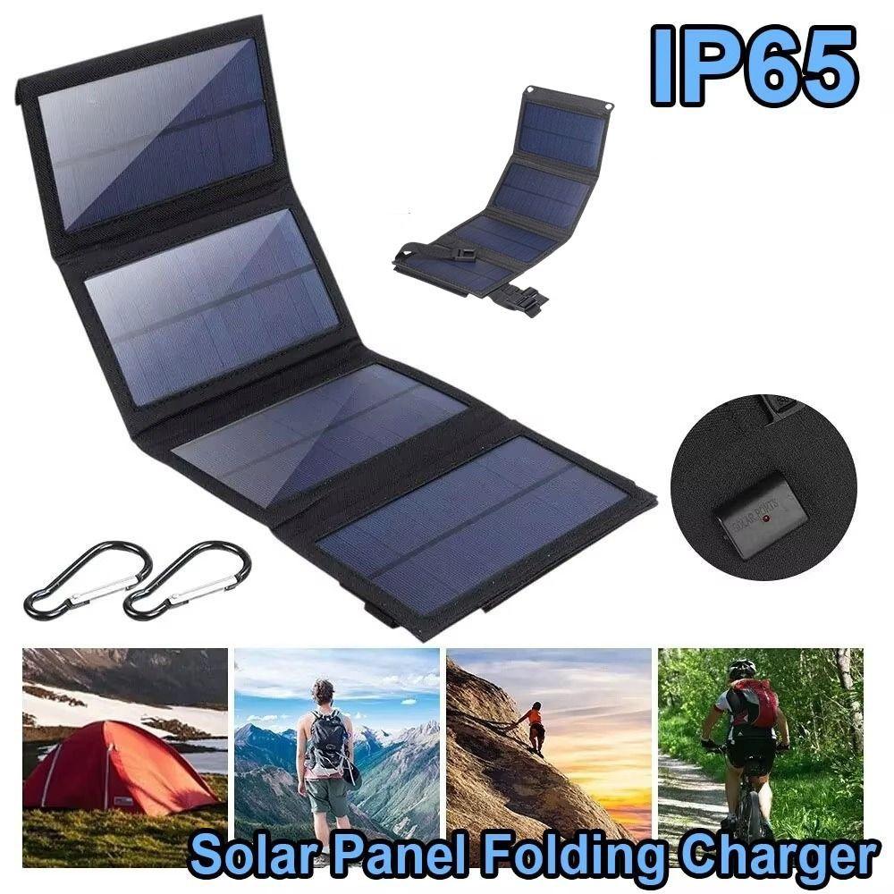 Waterproof 20W Foldable Solar Panel Kit Portable Foldable Design Foldable USB Solar Panel Sensitive Environment Protection
