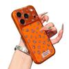 Retro style full screen red flowers for Apple 17Pro large window phone case IP16/15/14/13 soft 12