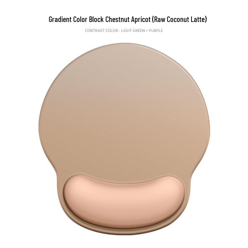 Gradient Mouse Pad with Silicone Wrist Support - Non-Slip Hand Rest for Girls