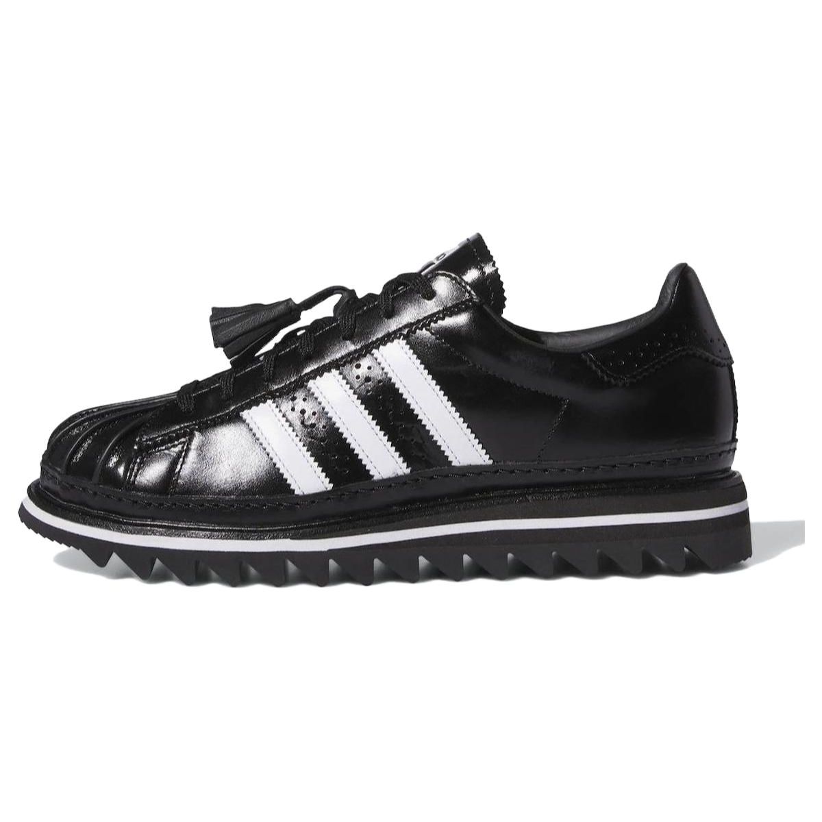 

CLOT x adidas Superstar Чорно-білі унісекс кросівки Core-Black Cloud-White IH5953 37⅓