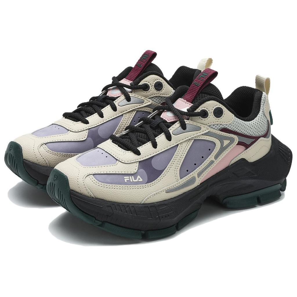 Fila Ciclone Fabric Synthetic Leather Comfortable Versatile Low-Top Casual Shoes Women sneaker Gray F12W411103FLP