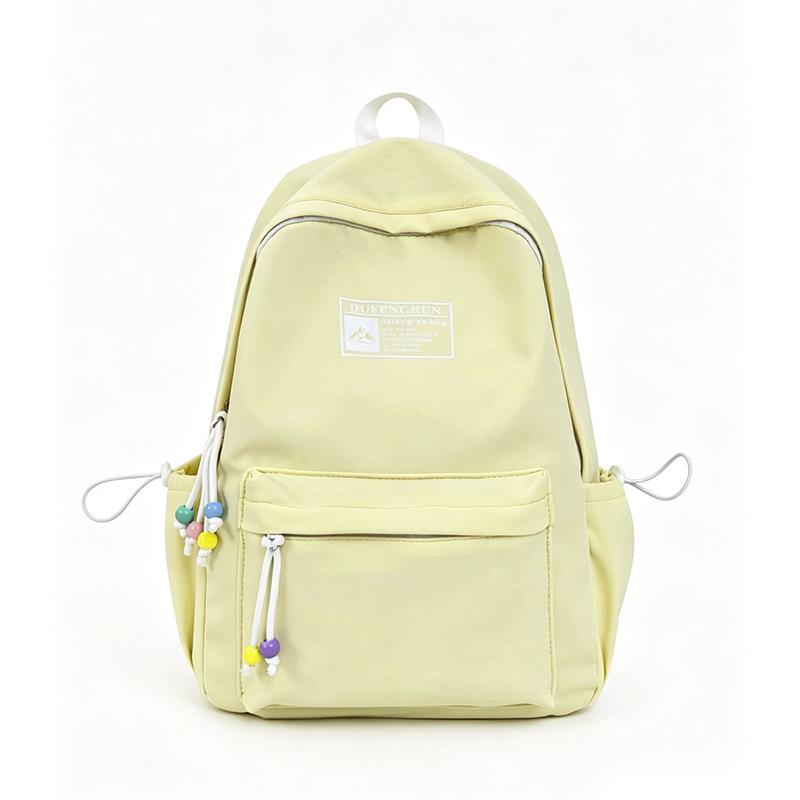 Schoolbag1011 New Lightweight Backpack Boys and Girls School Bag Large Capacity Travel Fashion Simple Ins Style Backpack