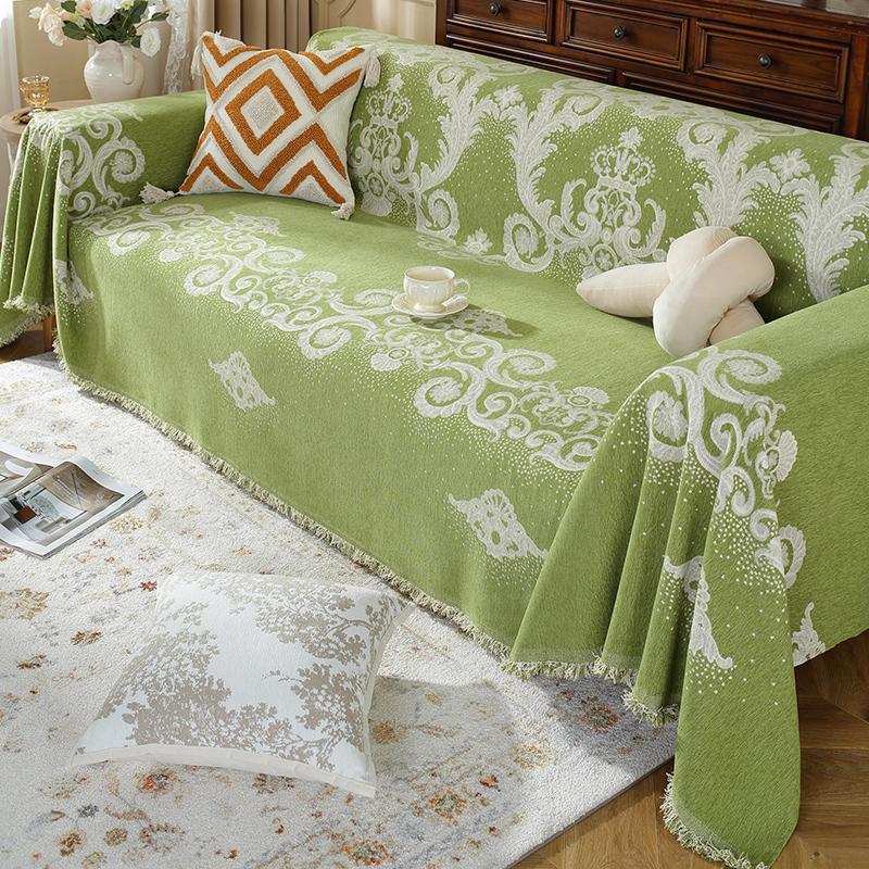 

Подушка для дивана из синели, современная простая подушка для дивана с защитой от царапин, универсальное нескользящее высококачественное полотенце для спинки дивана Four Seasons 180*130cm